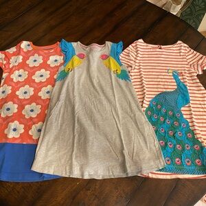 SET OF 3 Mini Boden dresses size 6-7.